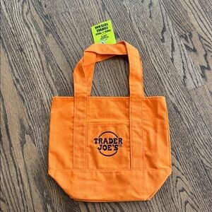 Trader Joe's Halloween Orange Tote Bag